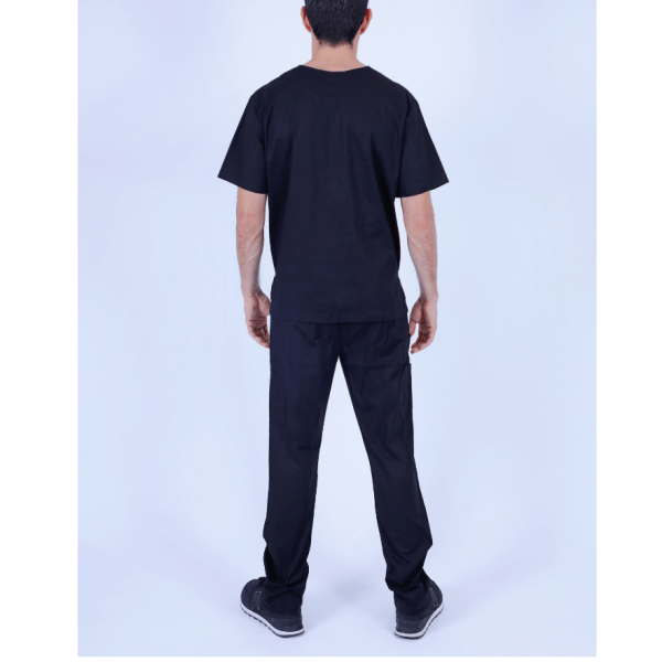 Scrub, Surgical, Medical Uniform for Men Color Black